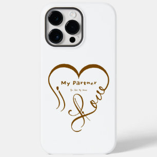 Coque Pour Pour iPhone 14 Pro Max J'aime mon partenaire - Vous êtes mon oreiller déc