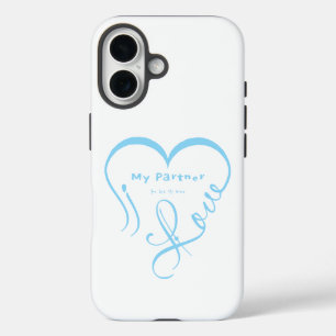 Coque Pour iPhone 16 J'aime mon partenaire - Vous êtes mon oreiller déc