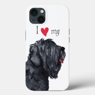Case-Mate iPhone Case J'aime mon Terrier russe noir
