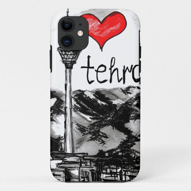 Coques Case-Mate iPhone J'aime Téhéran (Dos)