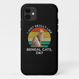 Case-Mate iPhone Case J'Aime Vraiment Les Chats Du Bengale, D'Accord ?