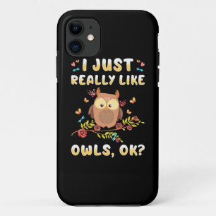 Case-Mate iPhone Case J'Aime Vraiment Les Chouettes Ok