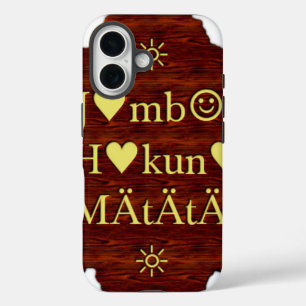 Coques iPhone 16 Jambo Hakuna Matata : Art africain Imprimer/Graphi