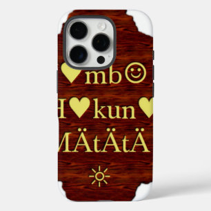 iPhone 16 Pro Case Jambo Hakuna Matata : Art africain Imprimer/Graphi