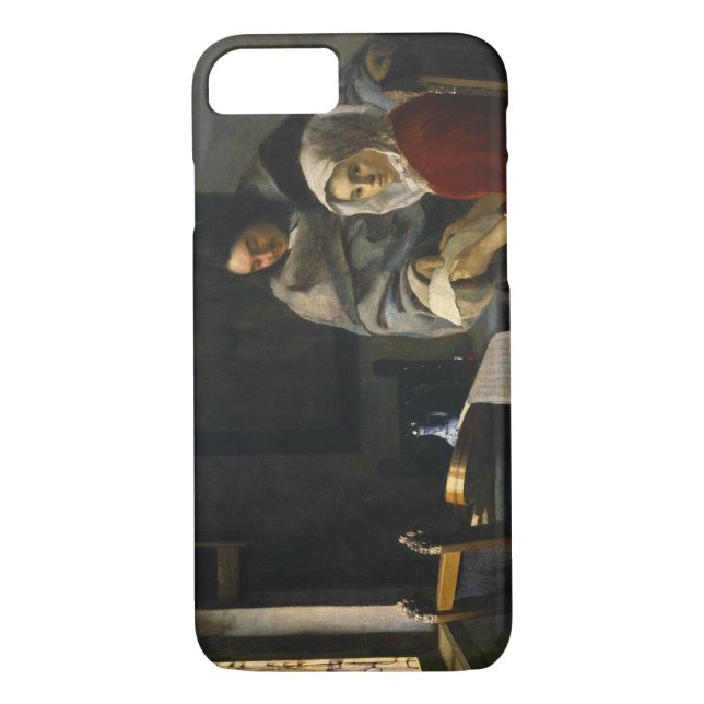 Coques Case-Mate iPhone Jan Vermeer - Une fille interrompue à sa musique (Dos)