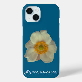 Coque Pour iPhone 15 Japanese anemones flower