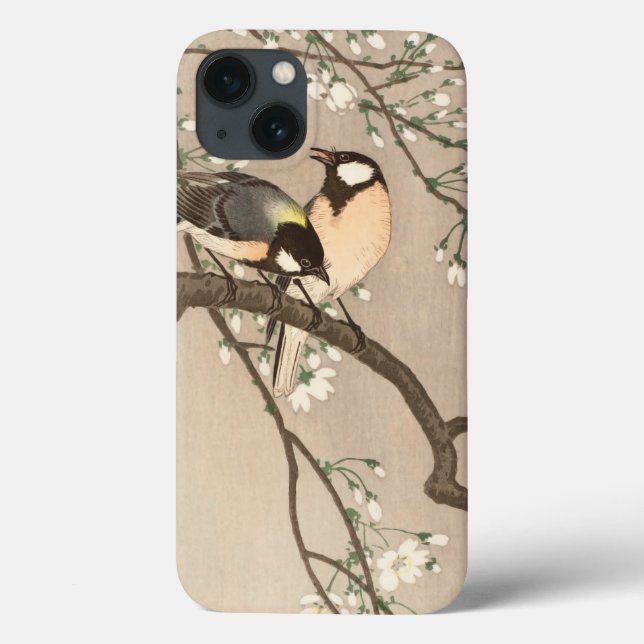 Coques Case-Mate iPhone Japonais Asiatique Koson Bird Chickadee Songbird (Verso)
