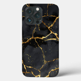 Case-Mate iPhone Case Japonais Kintsugi Noir & Or