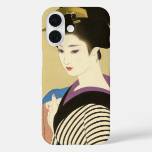 Coque Pour iPhone 16 Japonaise vintage beauté geisha femme Maiko