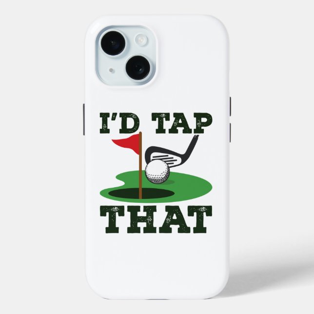 Coques Case-Mate iPhone J'Appuierais sur ce terrain de golf (Verso)