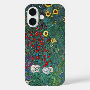 Coques iPhone 16 Jardin agricole avec tournesol par Klimt, Fleurs V