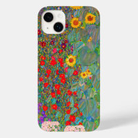Jardin agricole de Gustav Klimt avec tournesols