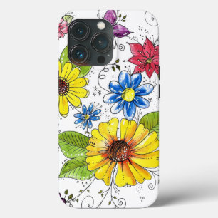 Case-Mate iPhone Case Jardin aux fleurs blanches