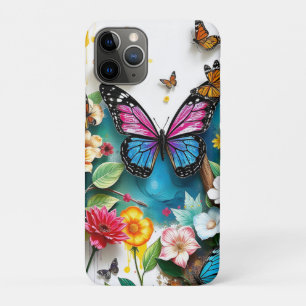 Case-Mate iPhone Case Jardin aux papillons Conception de printemps ins