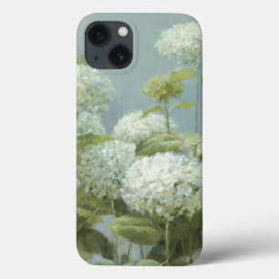 Coques Pour iPhone Jardin blanc d'hortensia