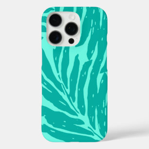 Coques iPhone 16 Pro Jardin de Kahanu Palm hawaïen Feuille vert d'hiver