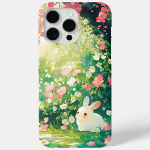 Coque iPhone 15 Pro Max Jardin de Rêves de Bunny