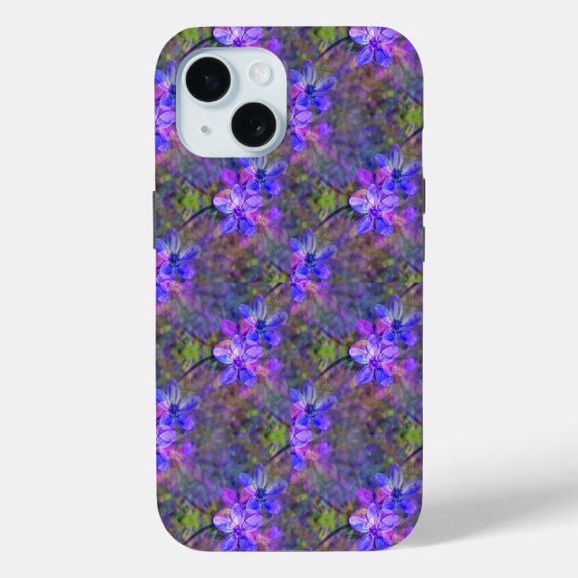 Coques Case-Mate iPhone Jardin de violettes...... (Verso)