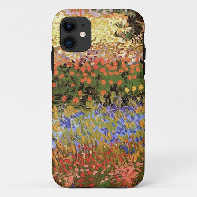 Coques Case-Mate iPhone Jardin des fleurs, Vincent van Gogh. (Dos)