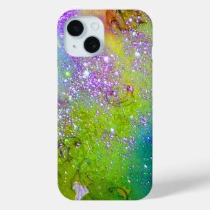 Coque Pour iPhone 15 JARDIN DES OMBRES PERDUES - BUTTERFLY PLANTE viole