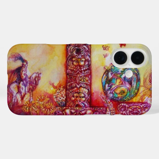 COQUES Case-Mate iPhone JARDIN DES OMBRES PERDUES / CHEVALIER ET FAERY (Verso (horizontal))