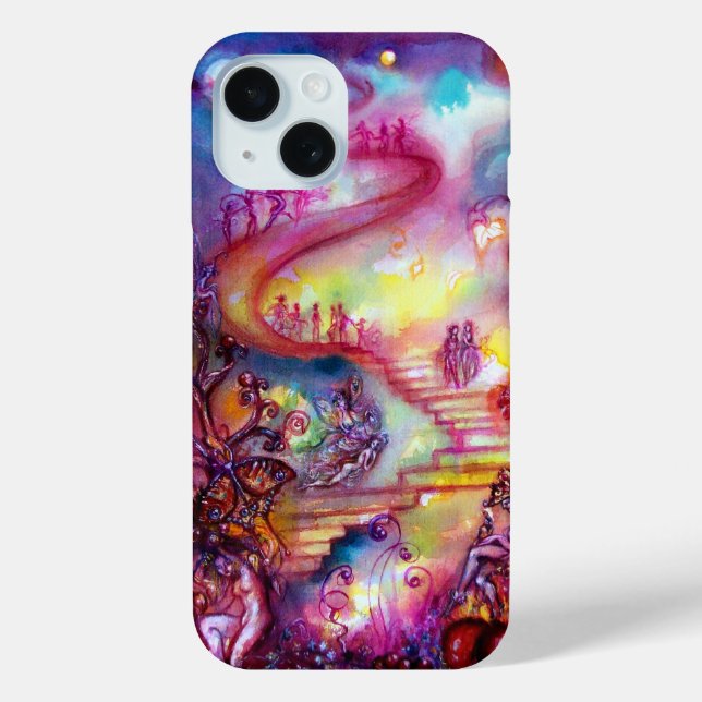 COQUES Case-Mate iPhone JARDIN DES OMBRES PERDUES, ESCALIERS MYSTIQUES (Verso)