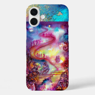 iPhone 16 PLUS CASE JARDIN DES OMBRES PERDUES, ESCALIERS MYSTIQUES