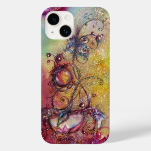 COQUE POUR iPhone 14 JARDIN DES OMBRES PERDUES - PLANTE BUTTERFLY