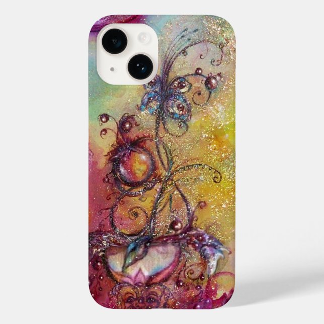 COQUES Case-Mate iPhone JARDIN DES OMBRES PERDUES - PLANTE BUTTERFLY (Verso)