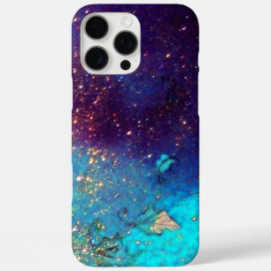 Coques iPhone 16 Pro Max JARDIN DES OMBRES PERDUES -Turquase Bleue