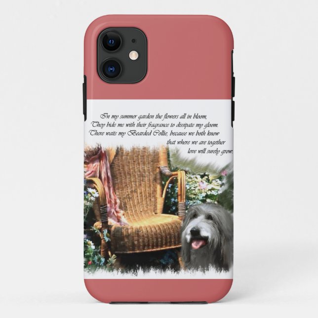Coques Case-Mate iPhone Jardin d'été de Collie (Dos)