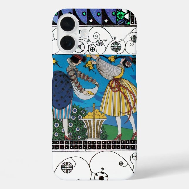 COQUES Case-Mate iPhone JARDIN D'ÉTÉ ET ESCALIERS /MODE COSTUME DESIGNER (Verso)