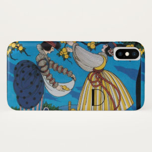 COQUE Case-Mate POUR iPhone JARDIN D'ÉTÉ / MODE COSTUME DESIGNER MONOGRAMME