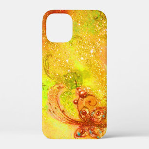 Case-Mate iPhone Case JARDIN D'OMBRES PERDUES MAGIQUE BUTTERFLY or jaune