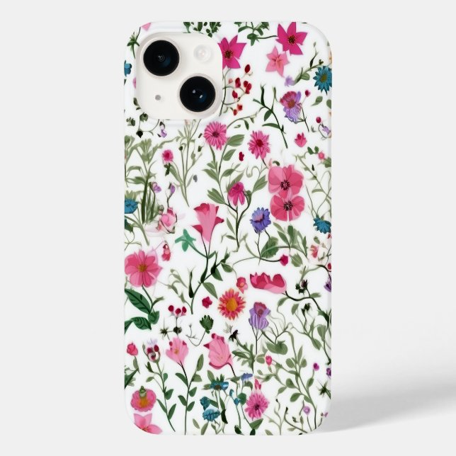 Coques Case-Mate iPhone Jardin Fleur sauvage d'été (Verso)