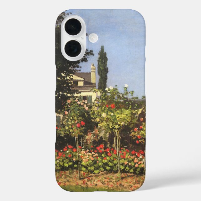 Coques Case-Mate iPhone Jardin fleuri à Sainte Adresse par Claude Monet (Verso)
