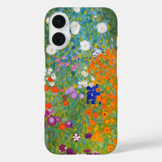 Coques iPhone 16 Jardin fleuri | Gustav Klimt