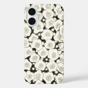 Coques iPhone 16 Jardin floral à fleurs blanches du Japon