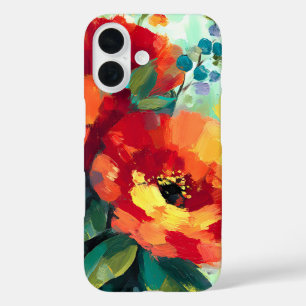 Coque Pour iPhone 16 Jardin floral flamboyant