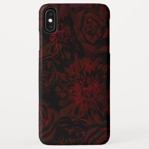 Case-Mate iPhone Case Jardin foncé Rouge Fleurs romantiques Gothique