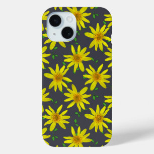 Coque Pour iPhone 15 Jardin Jaune Fleur sauvage sur n'importe quelle co
