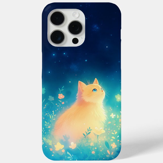 Coques Case-Mate iPhone Jardin mystique de chat orange (Verso)