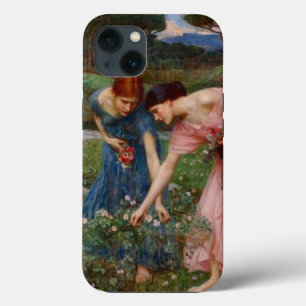 iPhone 13 Case Jardin Romantique Vintage Femmes Préraphaélite