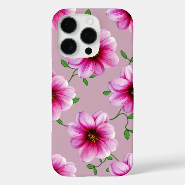 Coques Case-Mate iPhone Jardin rose Dahlia Flower sur n'importe quelle cou (Verso)