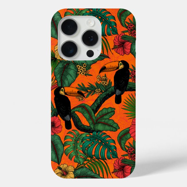 Coques Case-Mate iPhone Jardin toucan (Verso)