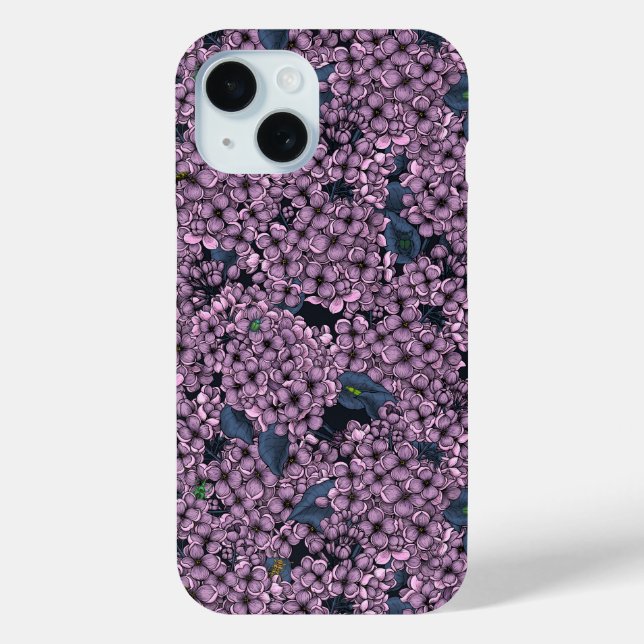 Coques Case-Mate iPhone Jardin Violet Lilac (Verso)
