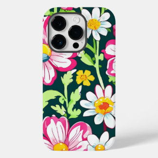 Coque Pour iPhone 14 Pro Jardin Whimsical Blooms : Drôle casques de télépho