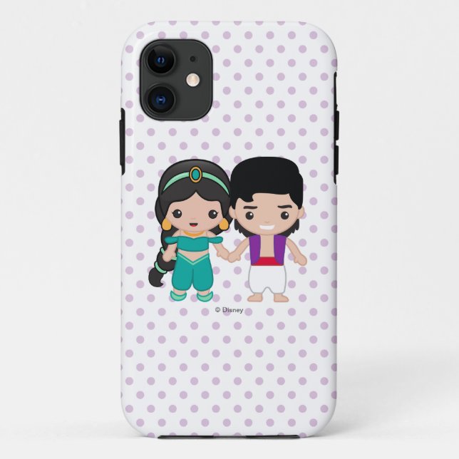 Coques Case-Mate iPhone Jasmine et Aladdin Emoji (Dos)