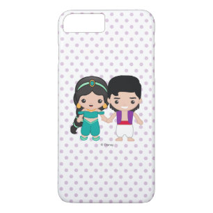 Coque iPhone 7 Plus Jasmine et Aladdin Emoji