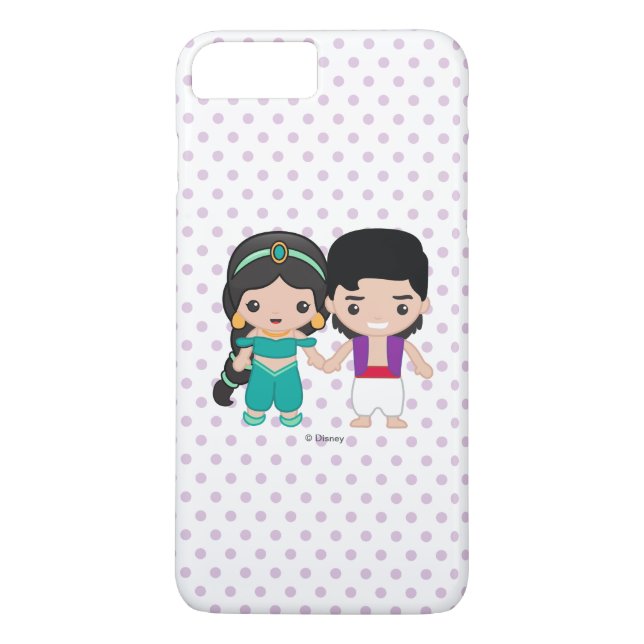 Coques Case-Mate iPhone Jasmine et Aladdin Emoji (Dos)